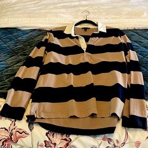 Jcrew rugby stripe Top